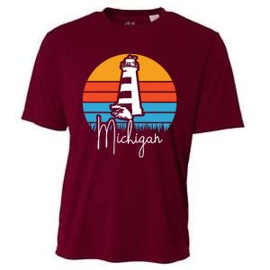 Michigan Lighthouse Cooling Performance Crew T-Shirt