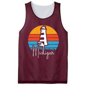 Michigan Lighthouse Mesh Reversible Basketball Jersey Tank