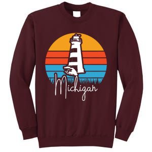 Michigan Lighthouse Tall Sweatshirt