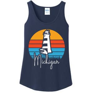 Michigan Lighthouse Ladies Essential Tank