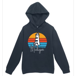 Michigan Lighthouse Urban Pullover Hoodie