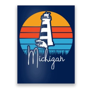 Michigan Lighthouse Poster