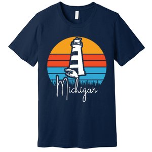 Michigan Lighthouse Premium T-Shirt