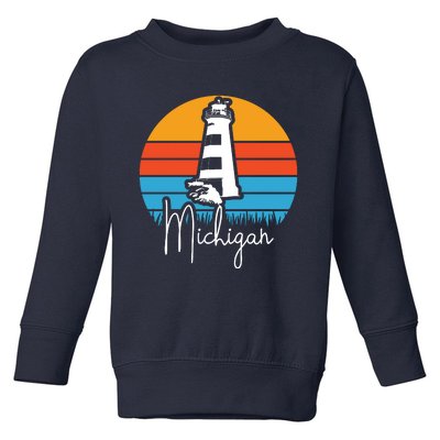 Michigan Lighthouse Toddler Sweatshirt