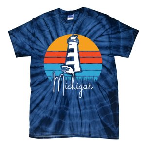 Michigan Lighthouse Tie-Dye T-Shirt