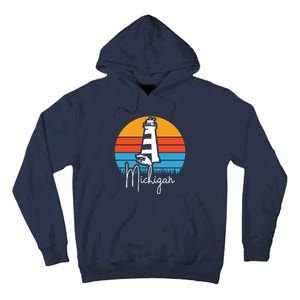 Michigan Lighthouse Tall Hoodie