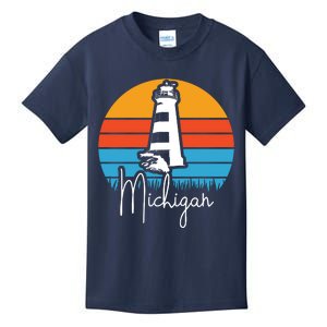 Michigan Lighthouse Kids T-Shirt