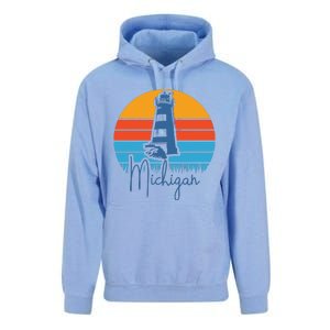 Michigan Lighthouse Unisex Surf Hoodie