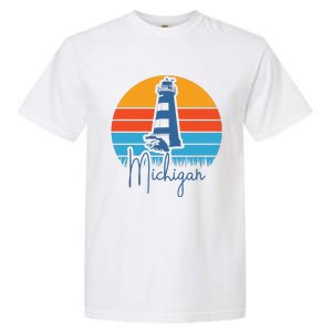 Michigan Lighthouse Garment-Dyed Heavyweight T-Shirt