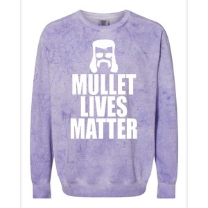 Mullet Lives Matter Colorblast Crewneck Sweatshirt