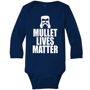 Mullet Lives Matter Baby Long Sleeve Bodysuit