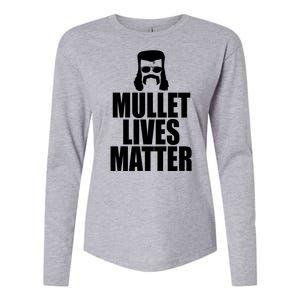 Mullet Lives Matter Womens Cotton Relaxed Long Sleeve T-Shirt