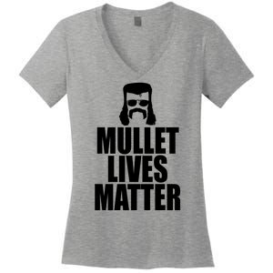 Mullet Lives Matter Women's V-Neck T-Shirt