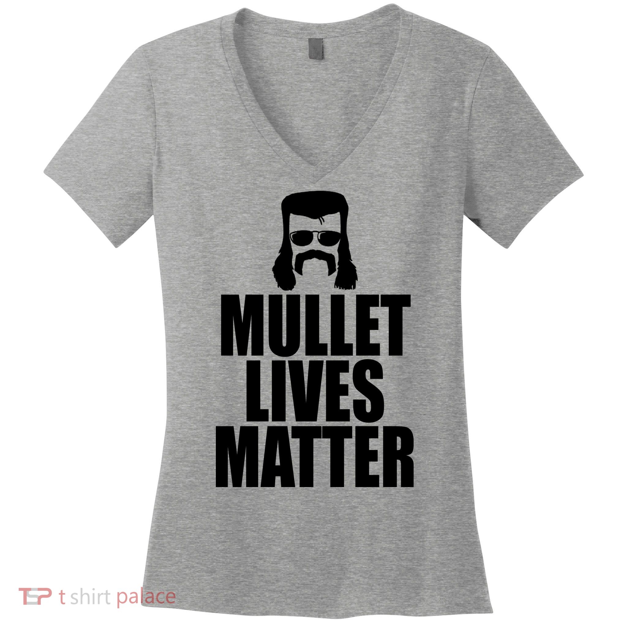 Mullet Lives Matter Women's V-Neck T-Shirt