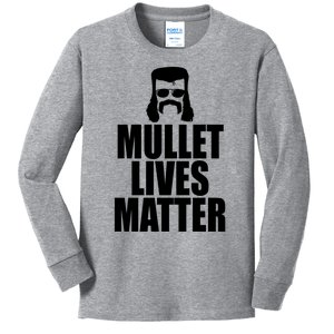 Mullet Lives Matter Kids Long Sleeve Shirt