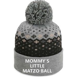 Mommy's Little Matzo Ball  The Baniff Cuffed Pom Beanie