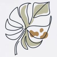 Monstera Leaf Monstera Deliciosa Cheese Plant Line Art Gift Mug