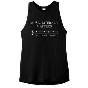 Music Literacy Matters Ladies PosiCharge Tri-Blend Wicking Tank