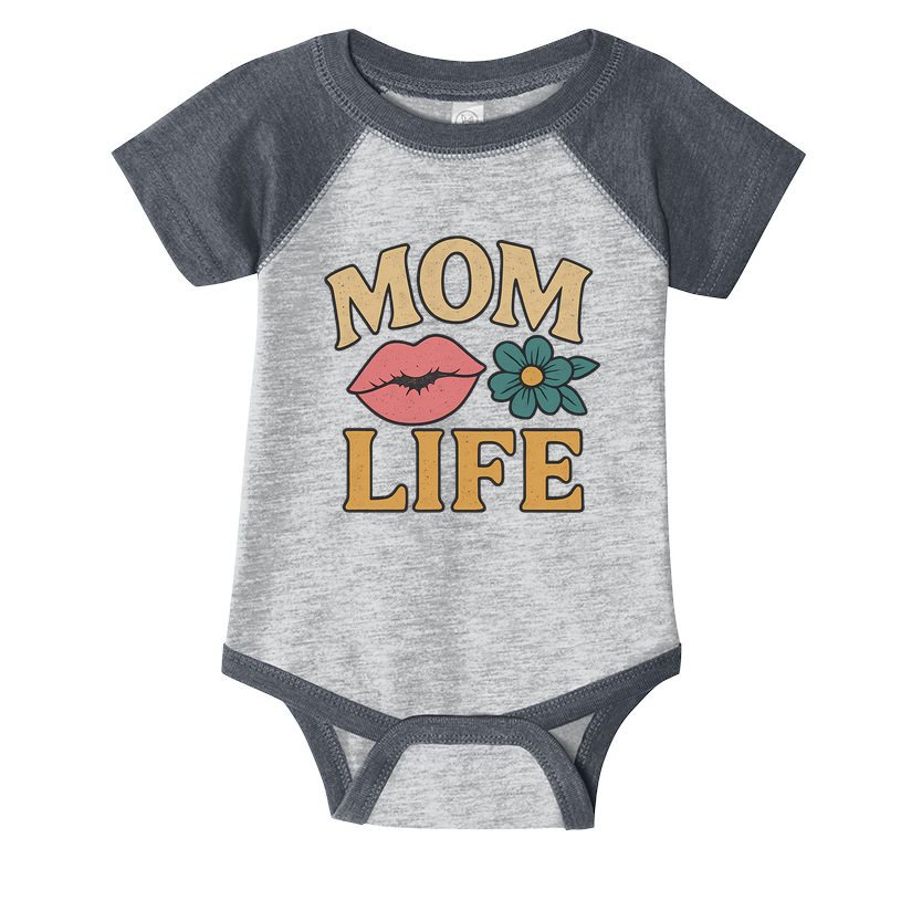 Mom Life Infant Baby Jersey Bodysuit