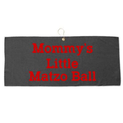 MommyS Little Matzo Ball Funny Large Microfiber Waffle Golf Towel