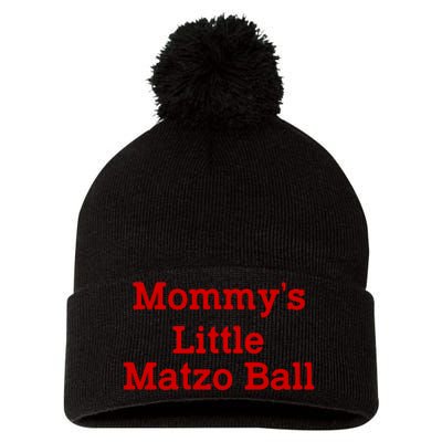 MommyS Little Matzo Ball Funny Pom Pom 12in Knit Beanie