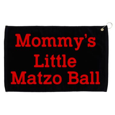 MommyS Little Matzo Ball Funny Grommeted Golf Towel