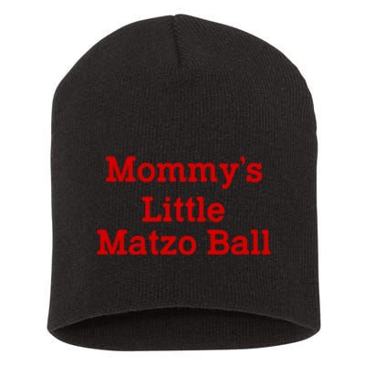 MommyS Little Matzo Ball Funny Short Acrylic Beanie