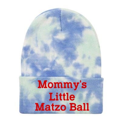 MommyS Little Matzo Ball Funny Tie Dye 12in Knit Beanie