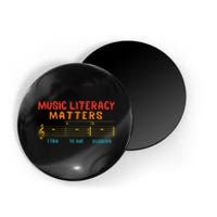 Music Literacy Matters I Like To Eat Puppies Funny Magnet