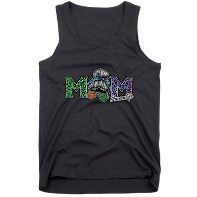 Mom Life Mothers Day Hair Bun Tank Top