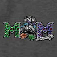 Mom Life Mothers Day Hair Bun Vector Backpack