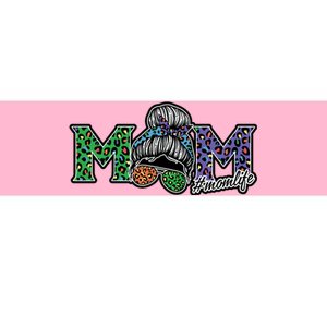 Mom Life Mothers Day Hair Bun Bumper Sticker