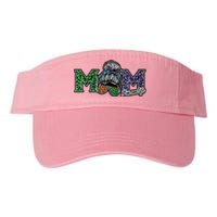 Mom Life Mothers Day Hair Bun Valucap Bio-Washed Visor