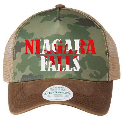 Maple Leaf Niagara Falls Canada Canadian Roots Canada Flag Legacy Tie Dye Trucker Hat