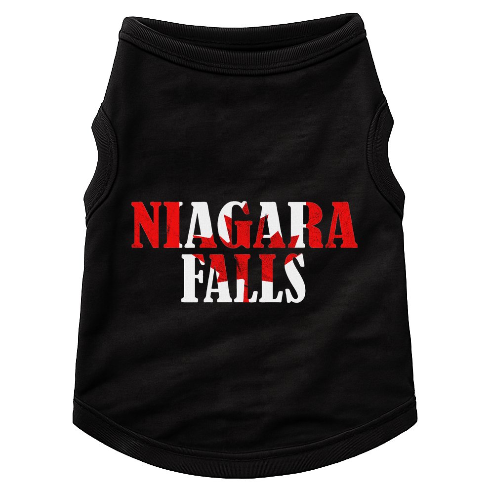 Maple Leaf Niagara Falls Canada Canadian Roots Canada Flag Doggie Tank