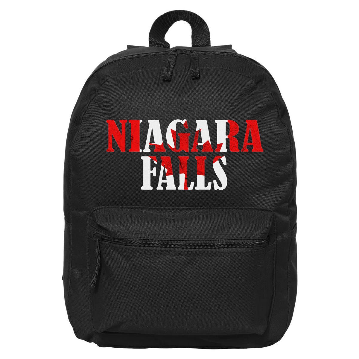 Maple Leaf Niagara Falls Canada Canadian Roots Canada Flag 16 in Basic Backpack