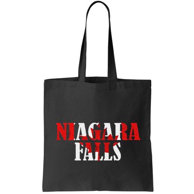 Maple Leaf Niagara Falls Canada Canadian Roots Canada Flag Bag