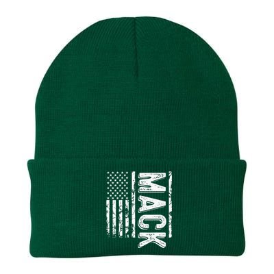 M.A.C.K Last Name Funny Surname Team Family Knit Cap Winter Beanie