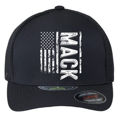 M.A.C.K Last Name Funny Surname Team Family Flexfit Unipanel Trucker Cap