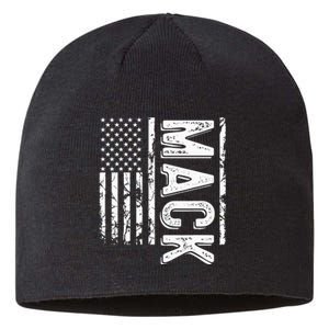 M.A.C.K Last Name Funny Surname Team Family Sustainable Beanie