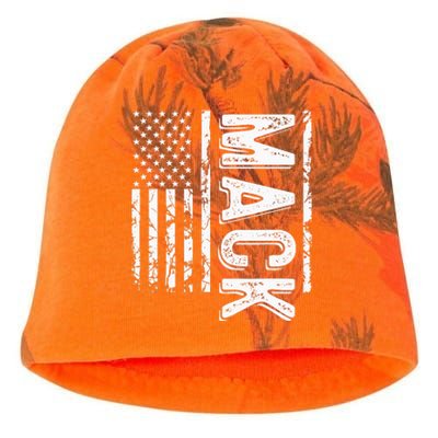 M.A.C.K Last Name Funny Surname Team Family Kati - Camo Knit Beanie