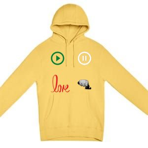 Me @ Love No Hate Cool Gift Premium Pullover Hoodie