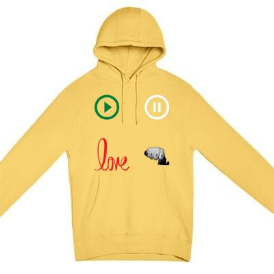 Me @ Love No Hate Cool Gift Premium Pullover Hoodie