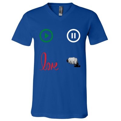 Me @ Love No Hate Cool Gift V-Neck T-Shirt