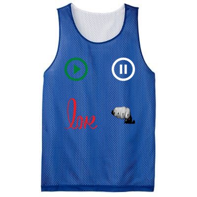 Me @ Love No Hate Cool Gift Mesh Reversible Basketball Jersey Tank