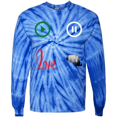 Me @ Love No Hate Cool Gift Tie-Dye Long Sleeve Shirt