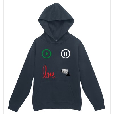 Me @ Love No Hate Cool Gift Urban Pullover Hoodie