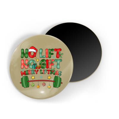 Merry Liftmas No Lift No Christmas Presents Gym Workout Xmas Magnet