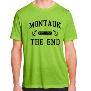 Montauk Li New York The End Gift Adult ChromaSoft Performance T-Shirt