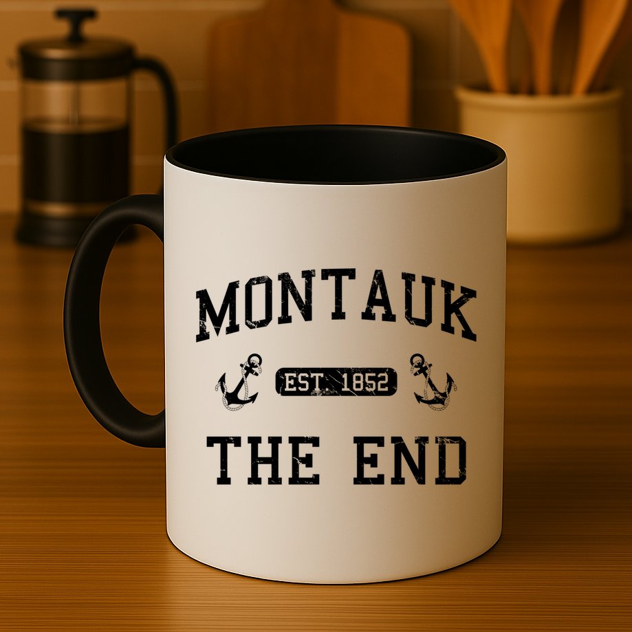 Montauk Li New York The End Gift Mug